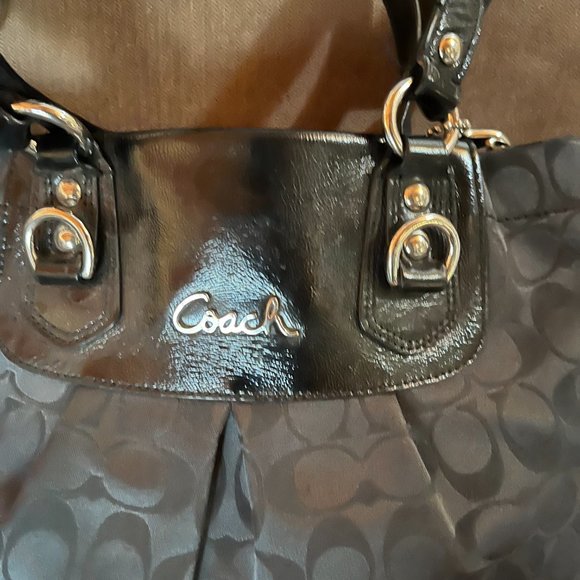 Coach Classic Nylon Shoulder Bag - Picture 6 of 11